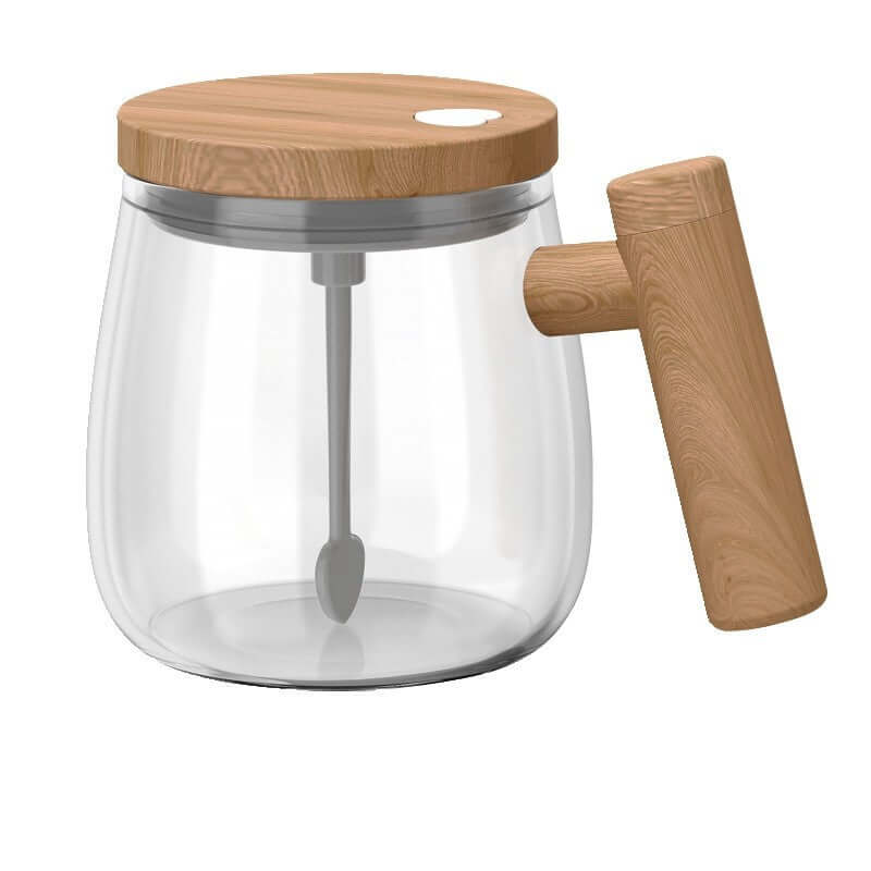 Handmixer Tasse aus Holz - 2-in-1 Smoothie Mixer