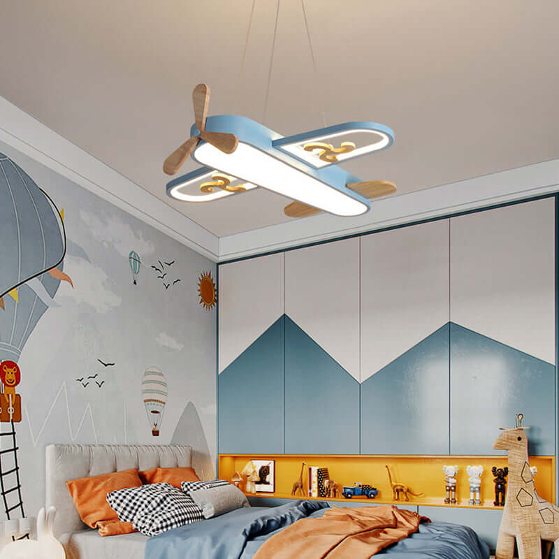 LED Flugzeug Deckenlampe Kinderzimmer