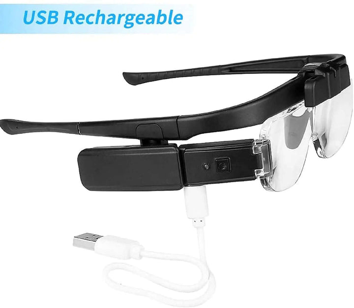 Kopfbandlupe mit LED, 6 Vergrößerungen