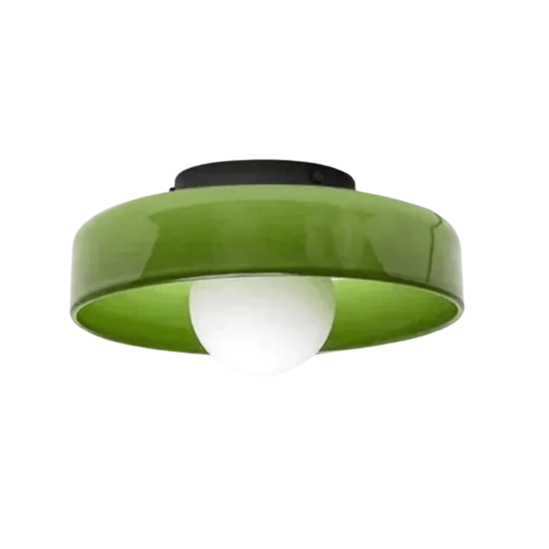 Runde LED Deckenleuchte Modern Glas Lampe