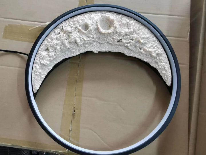 3D Mond Wandlampe Halbmond LED Leuchte