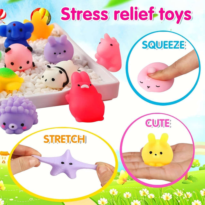 36 Niedliche Squishy Tiere - Stressabbau & Partyspaß