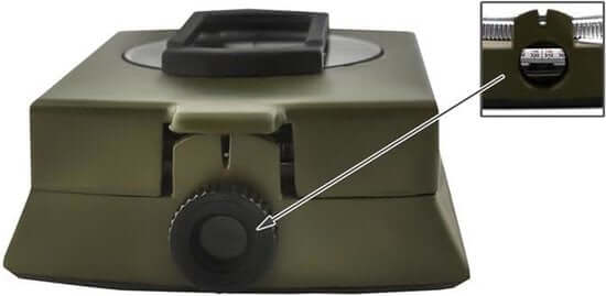 Professioneller Kompass mit Flüssigkeitsdämpfung