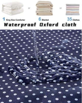 Große Kleideraufbewahrungsbox Oxford-Gewebe