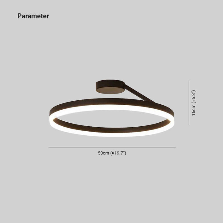 Moderne LED-Deckenleuchte für Wohnzimmer