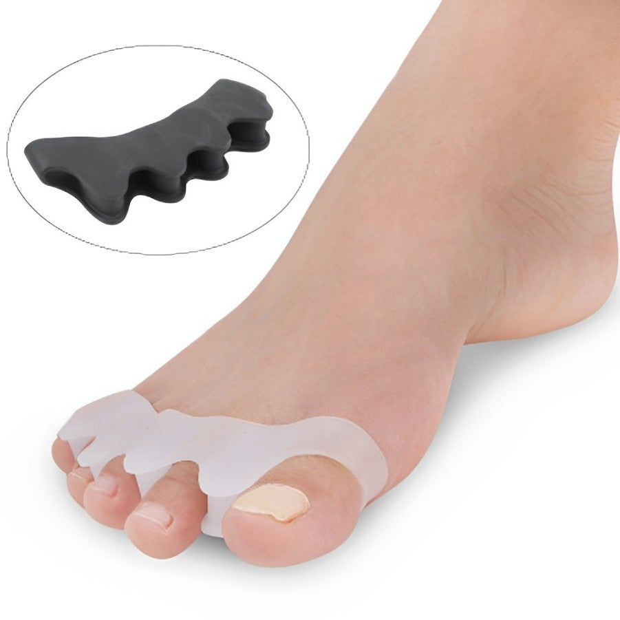 Unisex silicone hammer toe splint for pain relief & foot alignment. Orthopedic support for bunions & posture correction.