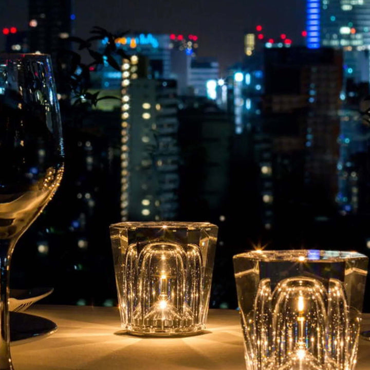 LED Kristall Diamant Tischlampe