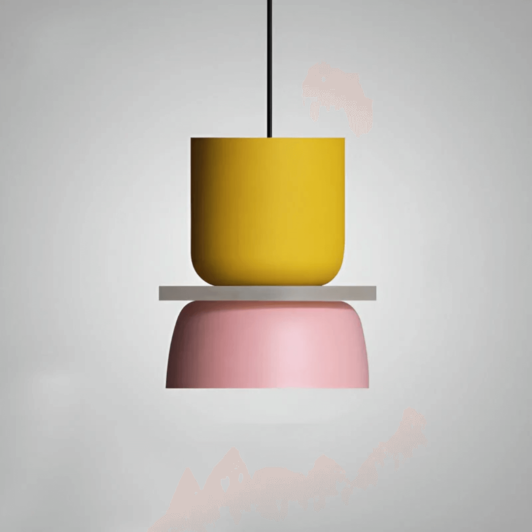 Bunte LED Pendelleuchte Macaron Design