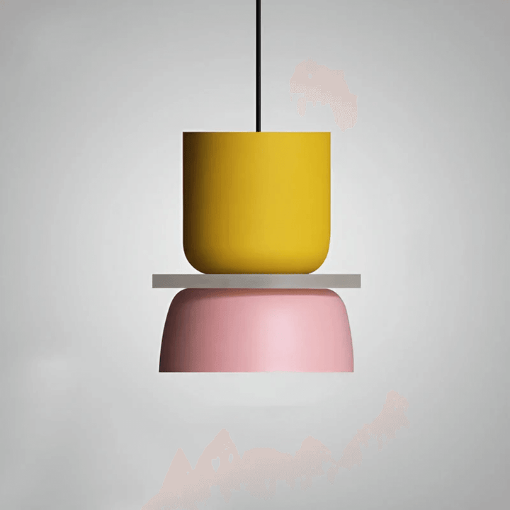 Bunte LED Pendelleuchte Macaron Design