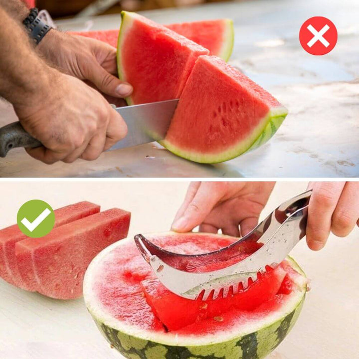 Obstschneider Edelstahl - 2er Set - FruitFlow