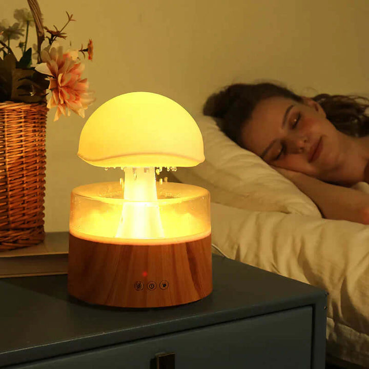 Ultraschall Luftbefeuchter mit Nachtlicht & Aroma Diffusor