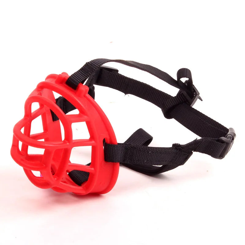 Soft, comfortable silicone dog muzzle. Adjustable straps ensure a secure, gentle fit for pet safety and training.
