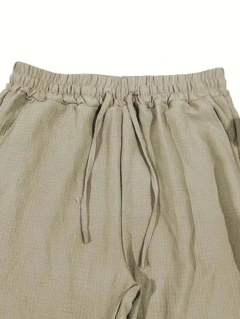 Luftig lockere Leinenhose Herren, Loose Fit