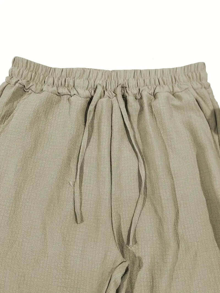 Luftig lockere Leinenhose Herren, Loose Fit