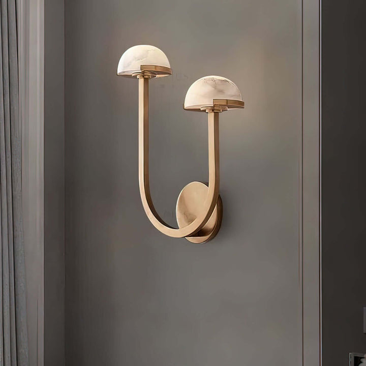 Pilz Alabaster Wandleuchte, Modernes Design