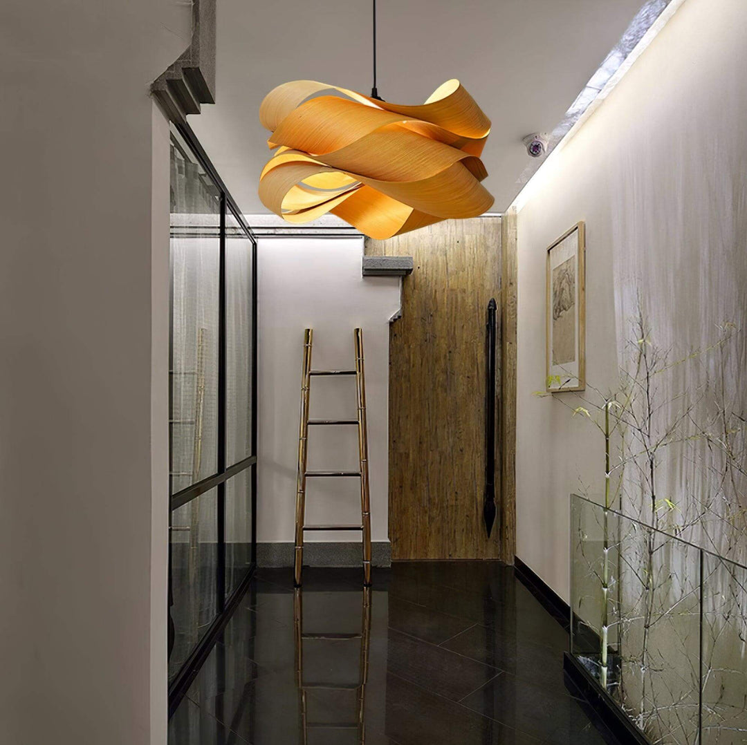 Hängeleuchte Holz Design Modern Esszimmerlampe