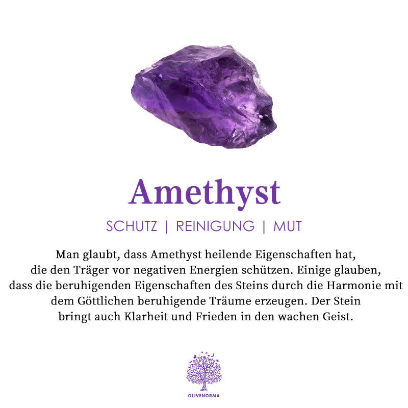 "Amethyst Kristall Halskette Hexagon-Design, violette Töne, spirituell, elegant, Heilende Energie, Balance und Ruhe"