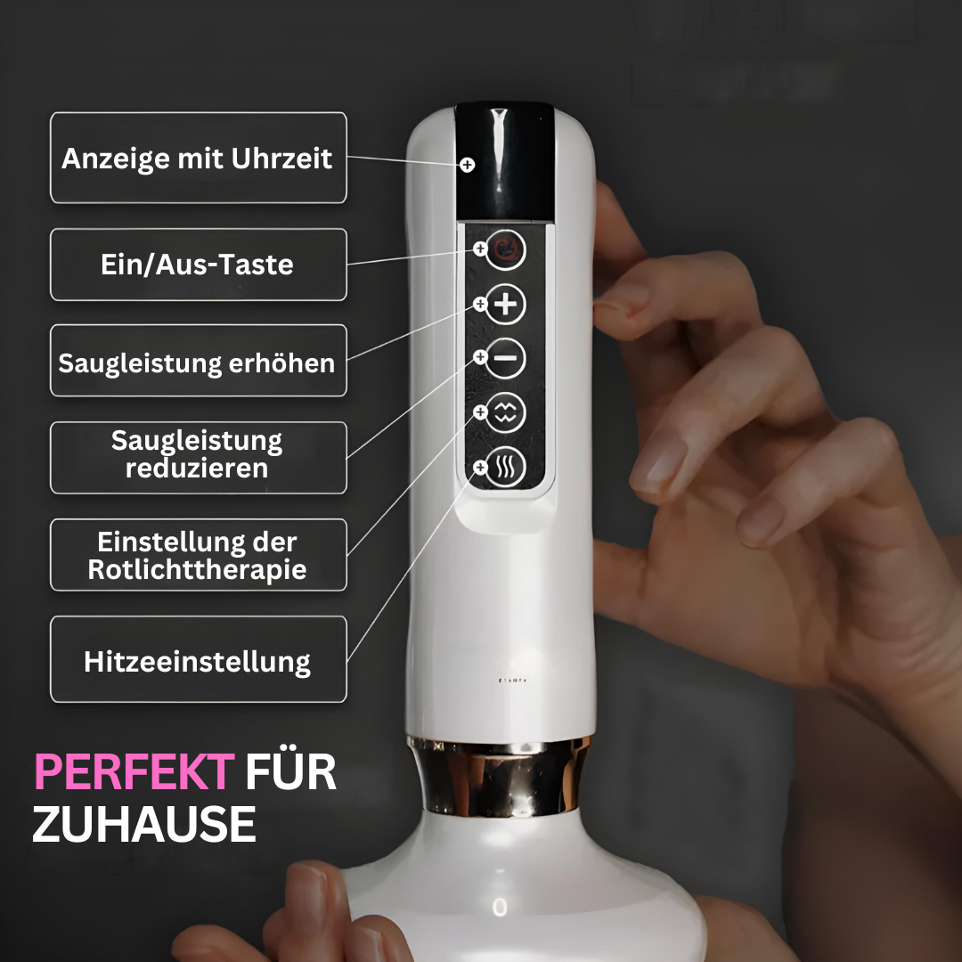 "Anti-Cellulite-Cupping-Gerät für effektive Hautstraffung, kompakt, tragbar, mit Cupping, Schaben und Infrarotfunktion"