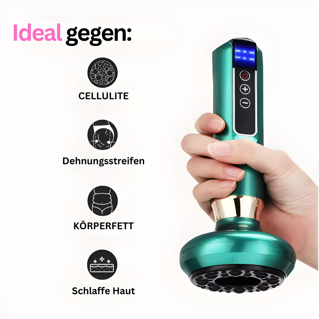 "Anti-Cellulite-Cupping-Gerät für effektive Hautstraffung, kompakt, tragbar, mit Cupping, Schaben und Infrarotfunktion"