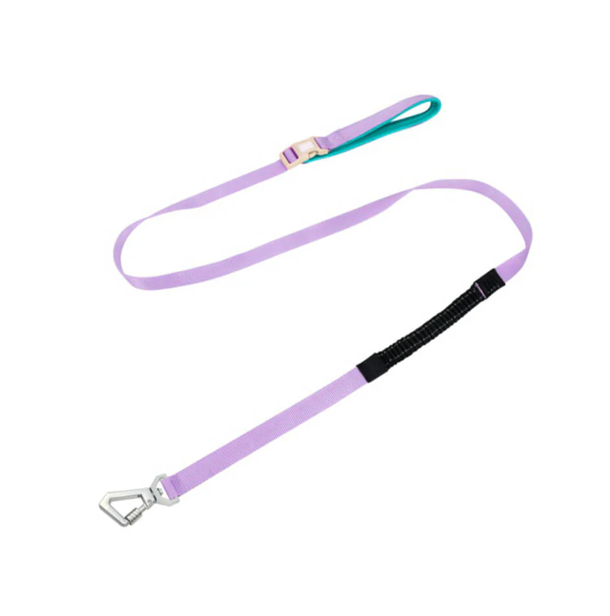 Ergonomic dog walking harness for small to medium dogs, with durable leash