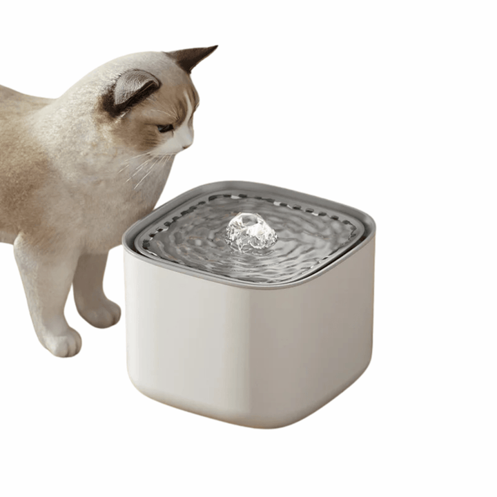 3L pet water fountain with filter, USB powered, quiet operation, provides fresh hydration for pets