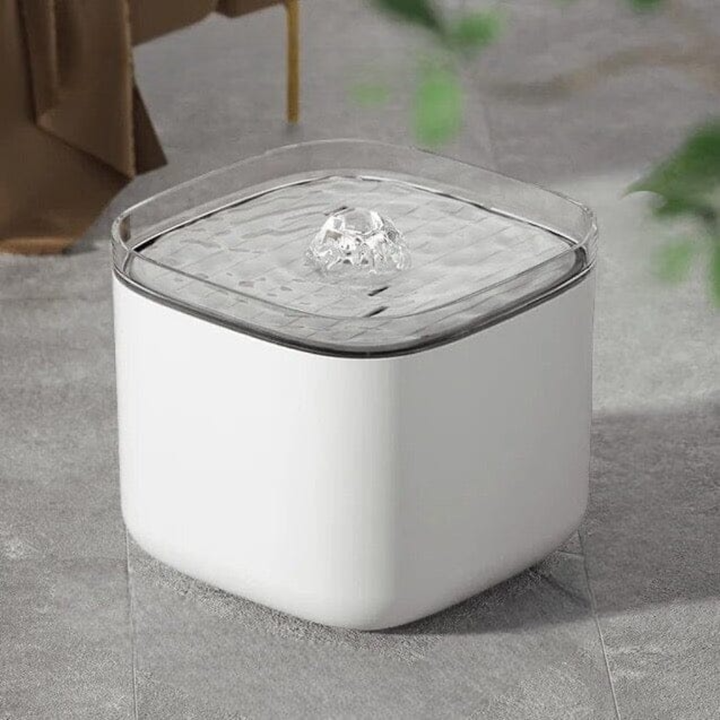 Pet supplies: automatic dog & cat water fountain with filtered water & quiet operation