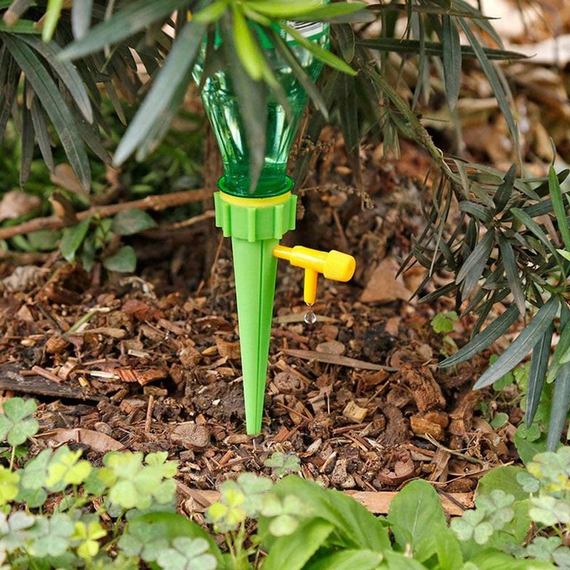 "Automatische Pflanzenbewässerungsstifte, grün, aus Kunststoff, für plastikflaschen geeignet, mühelose Gartenpflege, tropfges