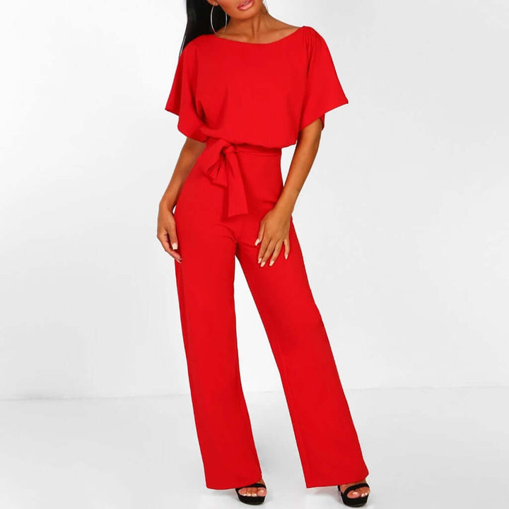 Eleganter Damen-Jumpsuit mit Gürtel