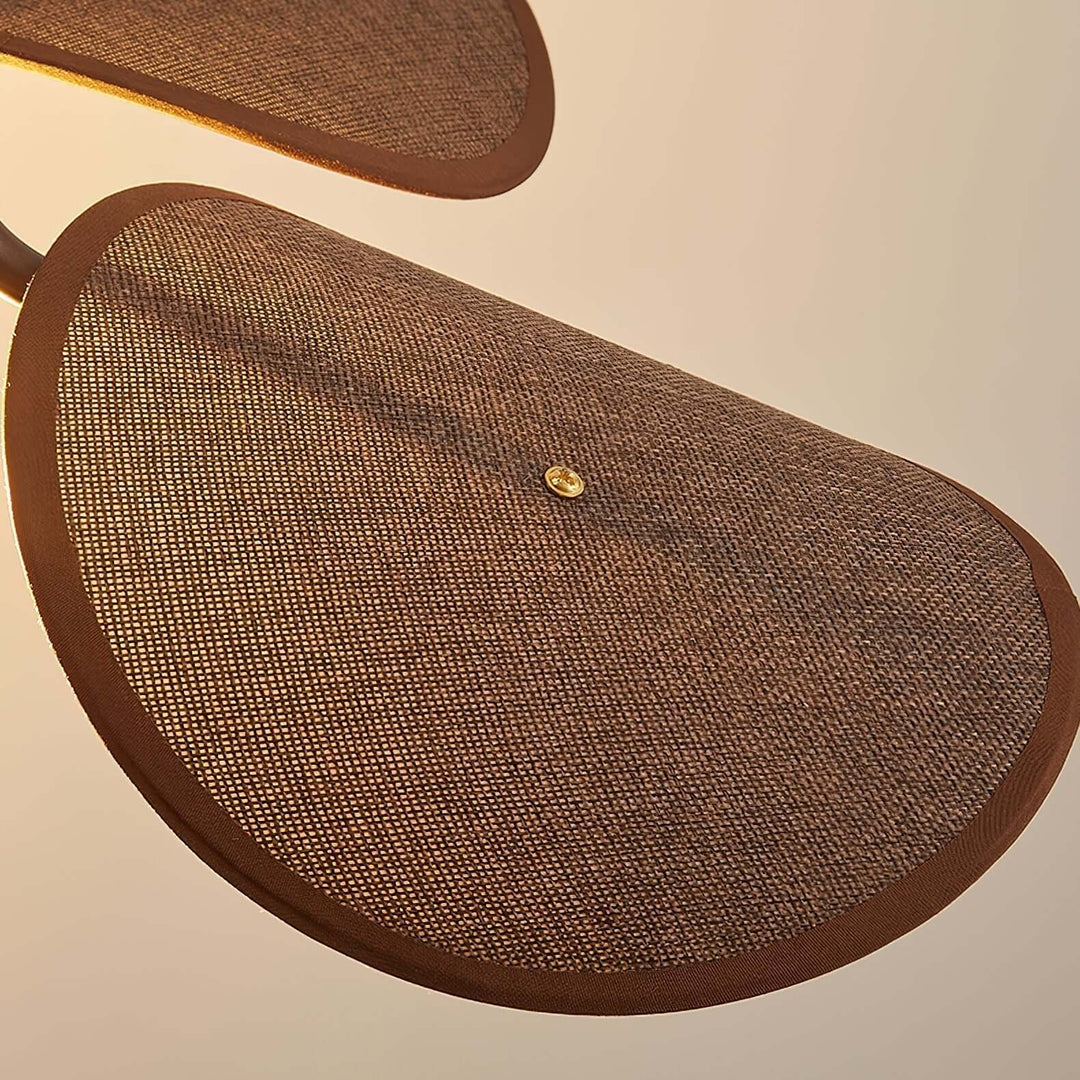 Blütenblätter Wandleuchte modern Stoff Designleuchte