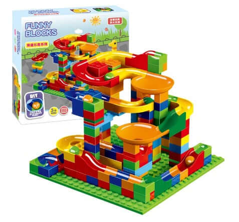 Kreative Murmelbahn mit 168 Teilen für Kinder ab 3 Jahren