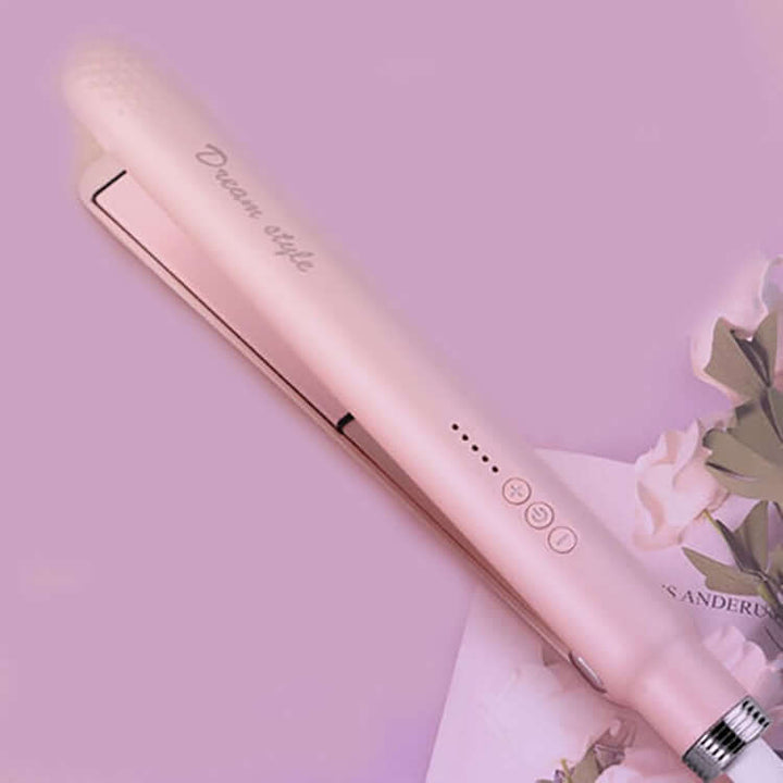 2-in-1 Lockenstab & Glätteisen für Vielseitiges Haarstyling