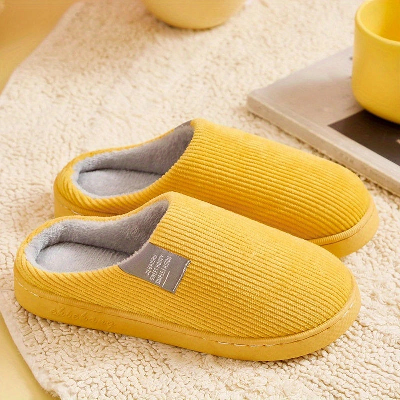 Luxury soft women's plush slippers offering superior comfort & warmth, ideal for indoor loungewear.