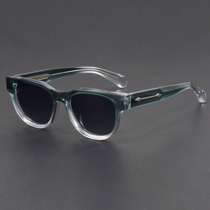 Chic retro square polarized sunglasses, essential unisex eyewear for sun protection.