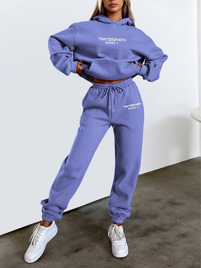 Jogginghose und Hoodie Set