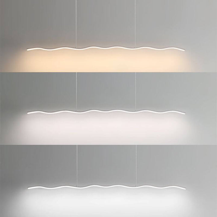 Moderne LED-Pendelleuchte Wellen-Design