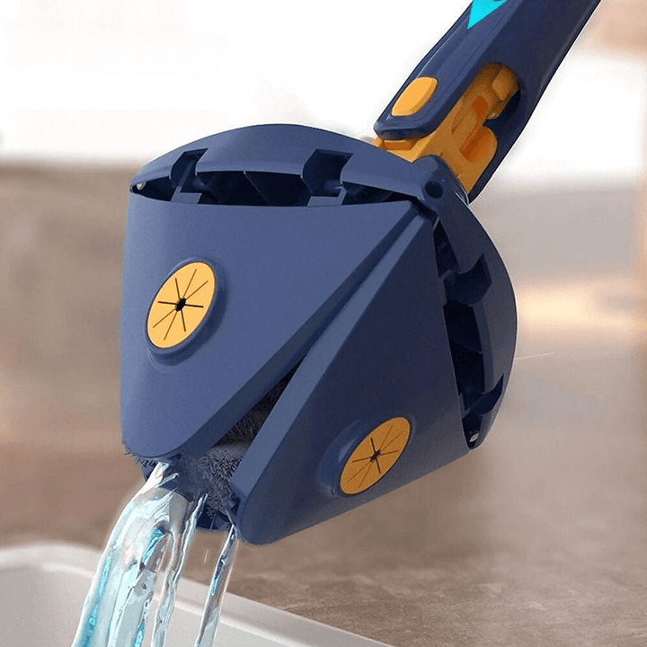 Dreieckiger Wischmopp mit Teleskopstiel