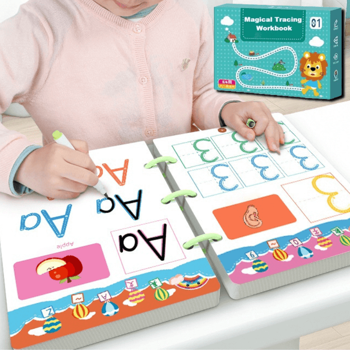 Wiederverwendbares Schreibheft Set für Kleinkinder