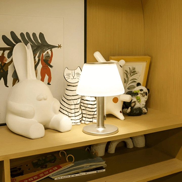 Solar-Tischlampe Außen, Solarlaterne Garten