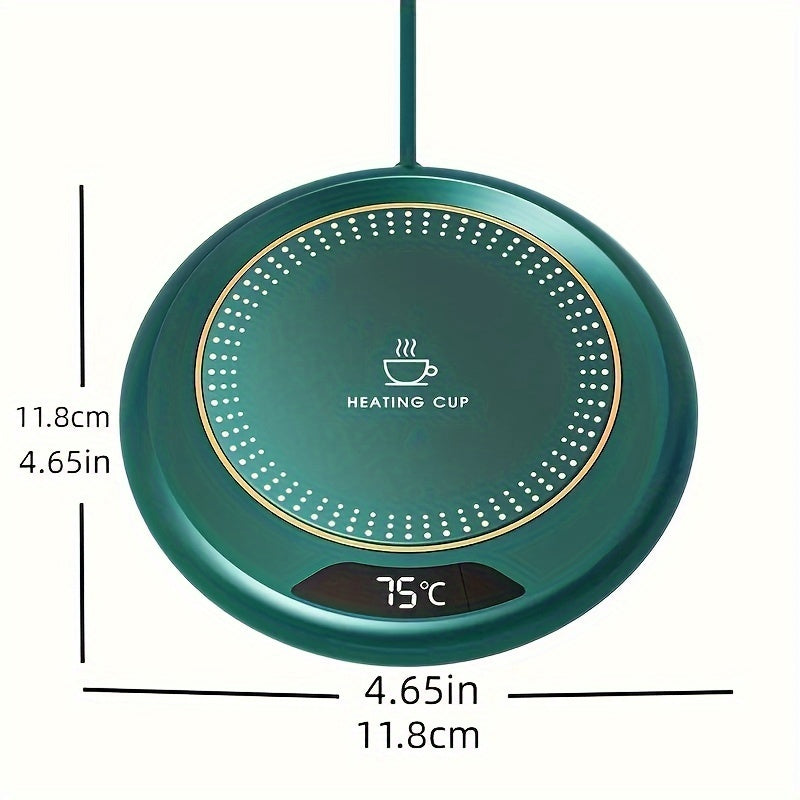Easy-to-use mug warmer for coffee and tea, ensuring your hot drink stays warm with temperature control.