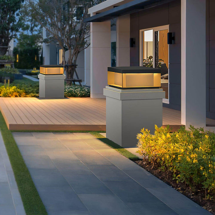 Solar-Außenpfostenleuchte - wetterfest