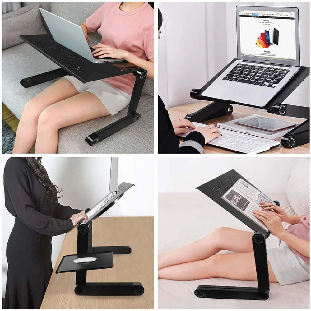 Ergonomischer 360° Laptopständer - Höhenverstellbar