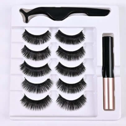 Magnetische Wimpern für Volumen & Länge