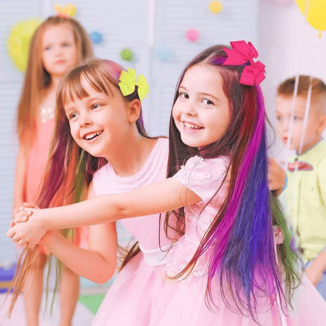 Waschbarer Haarkreide-Kamm - Temporäre Haarfarbe