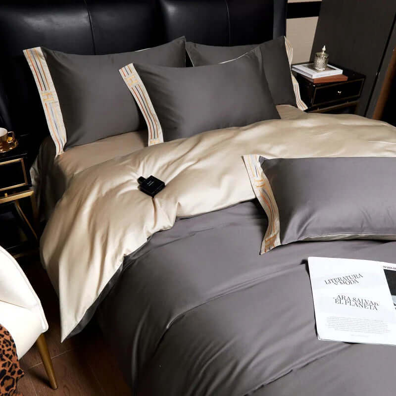 Satin Bettwäsche 4-tlg. - Luxuriös & Weich