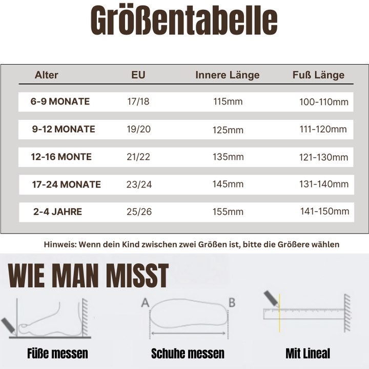 "Babyschuhe mit atmungsaktivem Material, flexibler Sohle und stylischem Design in süßen Farben, ideal für Kleinkinder."