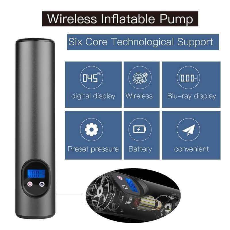 Tragbare elektrische Luftpumpe Reifenkompressor 12V