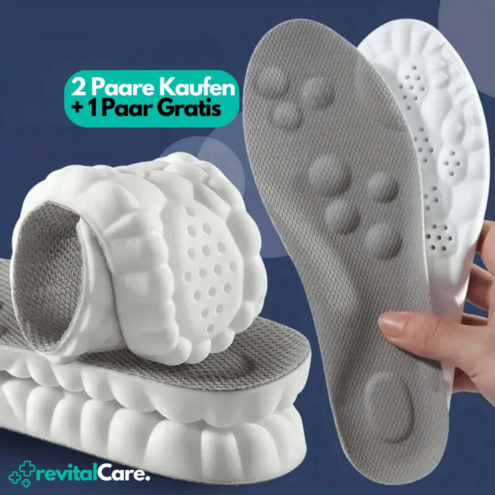 Komfort-Einlegesohlen 4D - Ergonomische Fußbetten