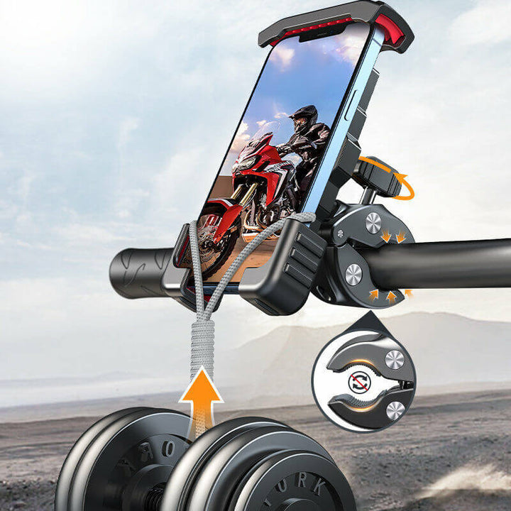 Robuster Fahrrad Smartphone Halter mit 360° Drehung