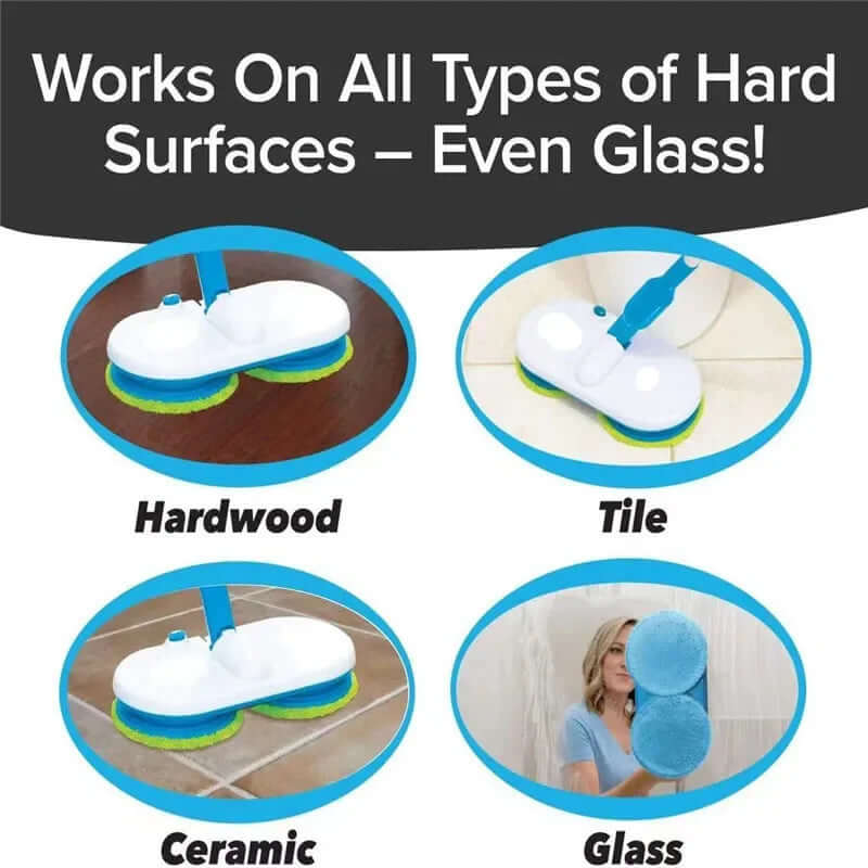 Kabelloser Elektrischer Wischmopp mit Mikrofaser-Pads