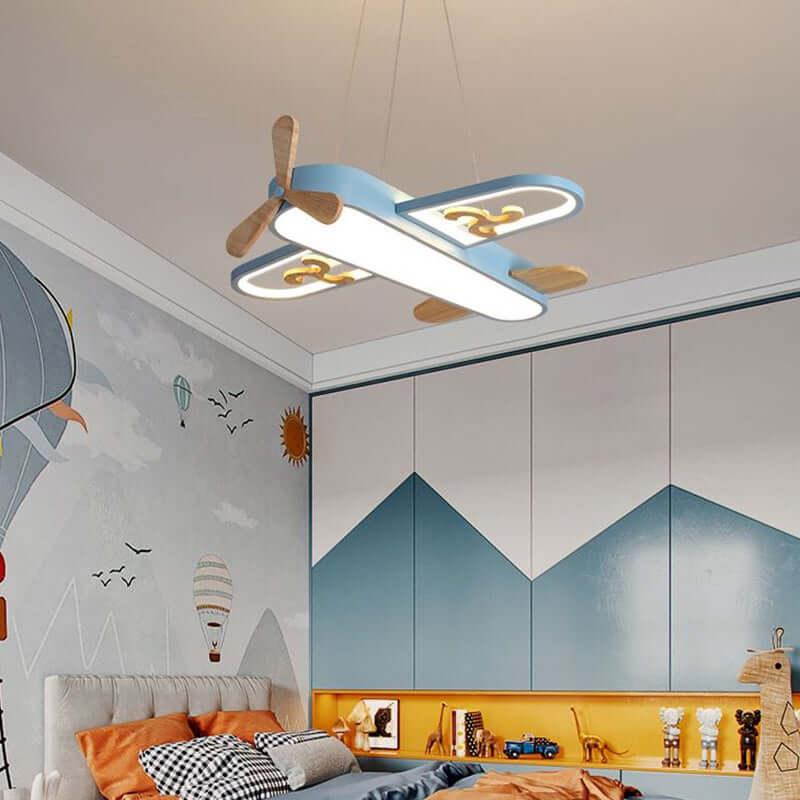 LED Flugzeug Deckenlampe Kinderzimmer